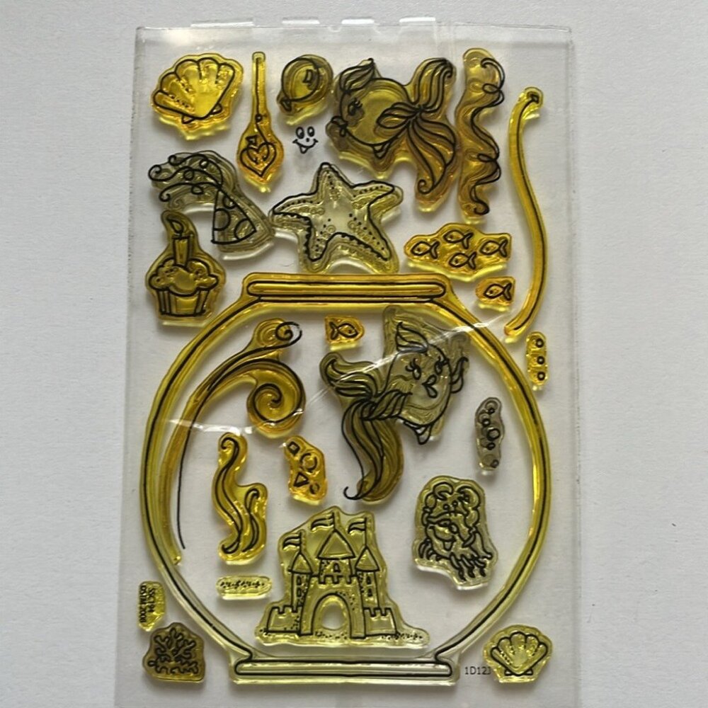 Clear Stamp Set – Sea Life Designs 🐚 Crafting & Scrapbooking Supplies